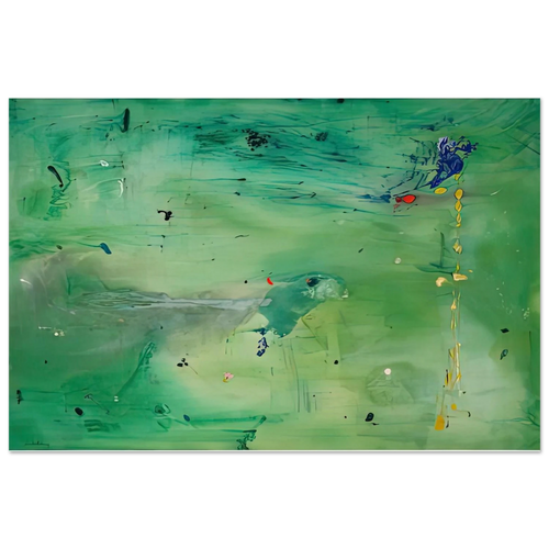 A Green Thought in a Green Shade, 1981- Poster | Helen Frankenthaler Poster | Frankenthaler Helen