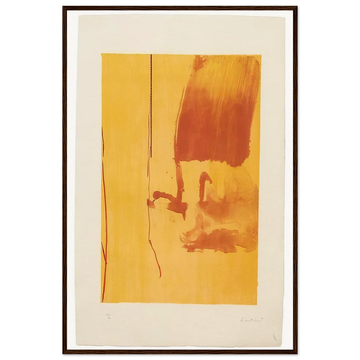 Harvest - 1976 Framed Poster | Helen Frankenthaler Framed Prints Wall Art | Frankenthaler Helen