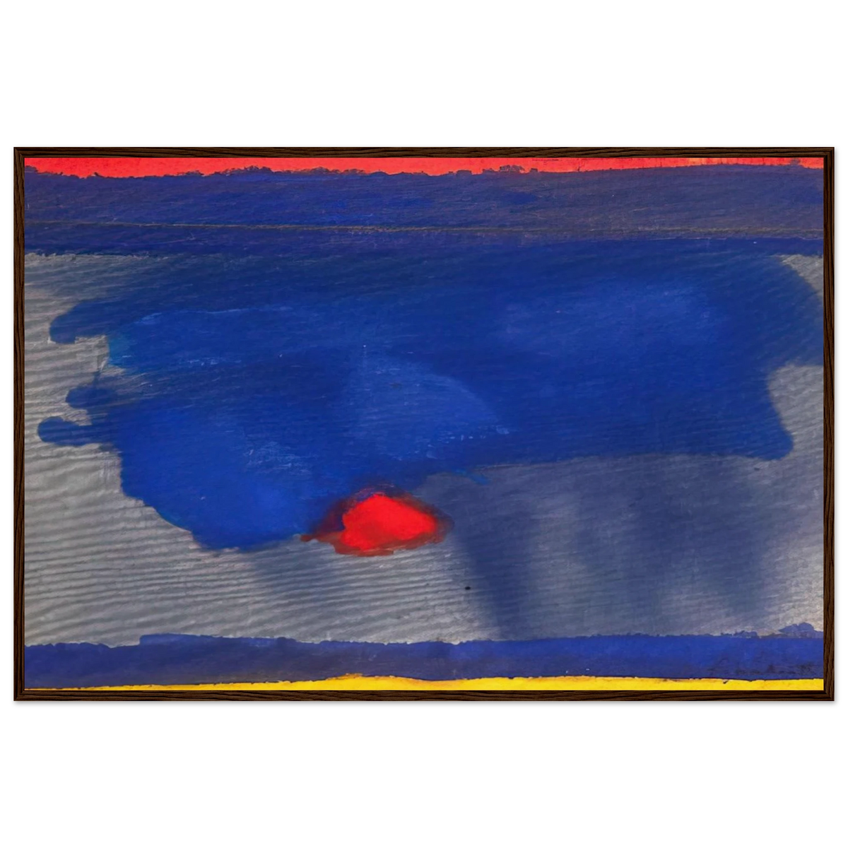 Provincetown - 1964 Framed Poster | Helen Frankenthaler Framed Prints Wall Art | Frankenthaler Helen
