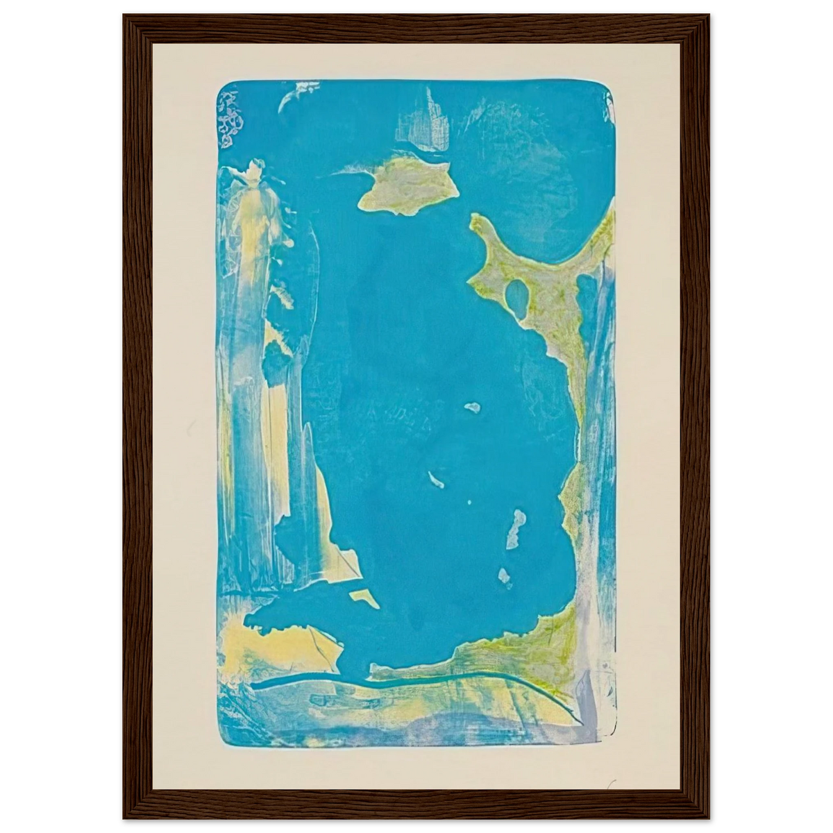 Reflections IV - 1995 Framed Poster | Helen Frankenthaler Framed Prints Wall Art | Frankenthaler Helen