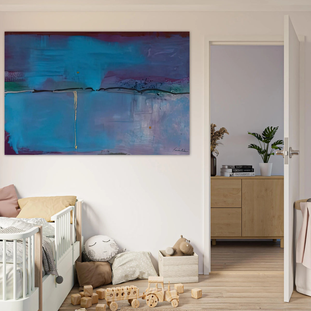 Zone Blue, 1994- Poster | Helen Frankenthaler Poster | Frankenthaler Helen