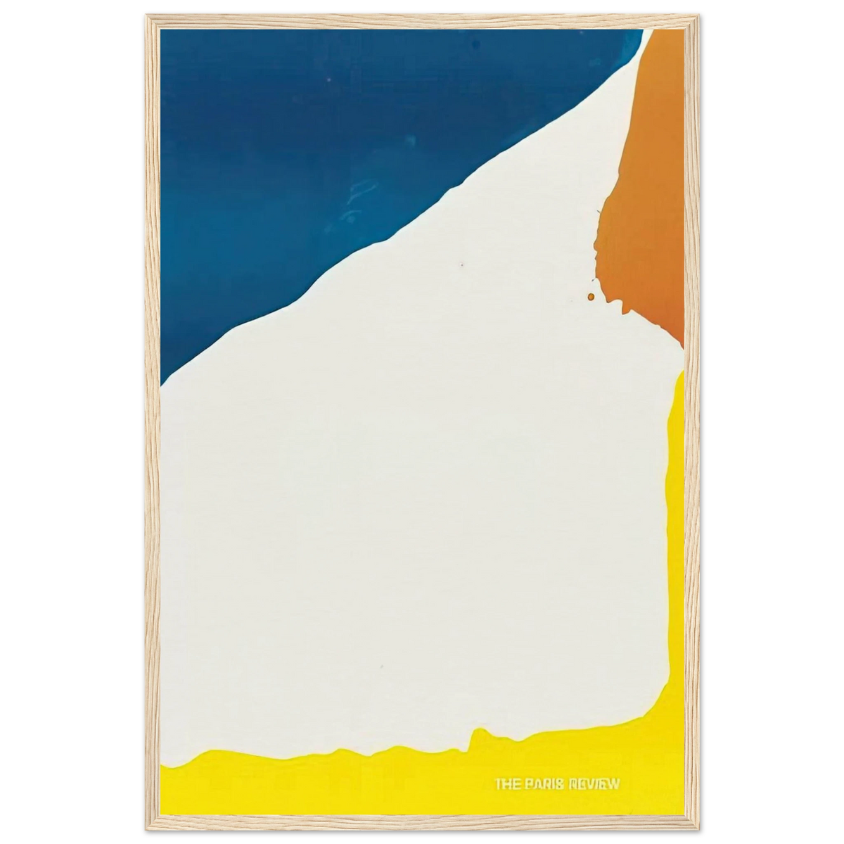 Paris Review - 1966 Framed Poster | Helen Frankenthaler Framed Prints Wall Art | Frankenthaler Helen