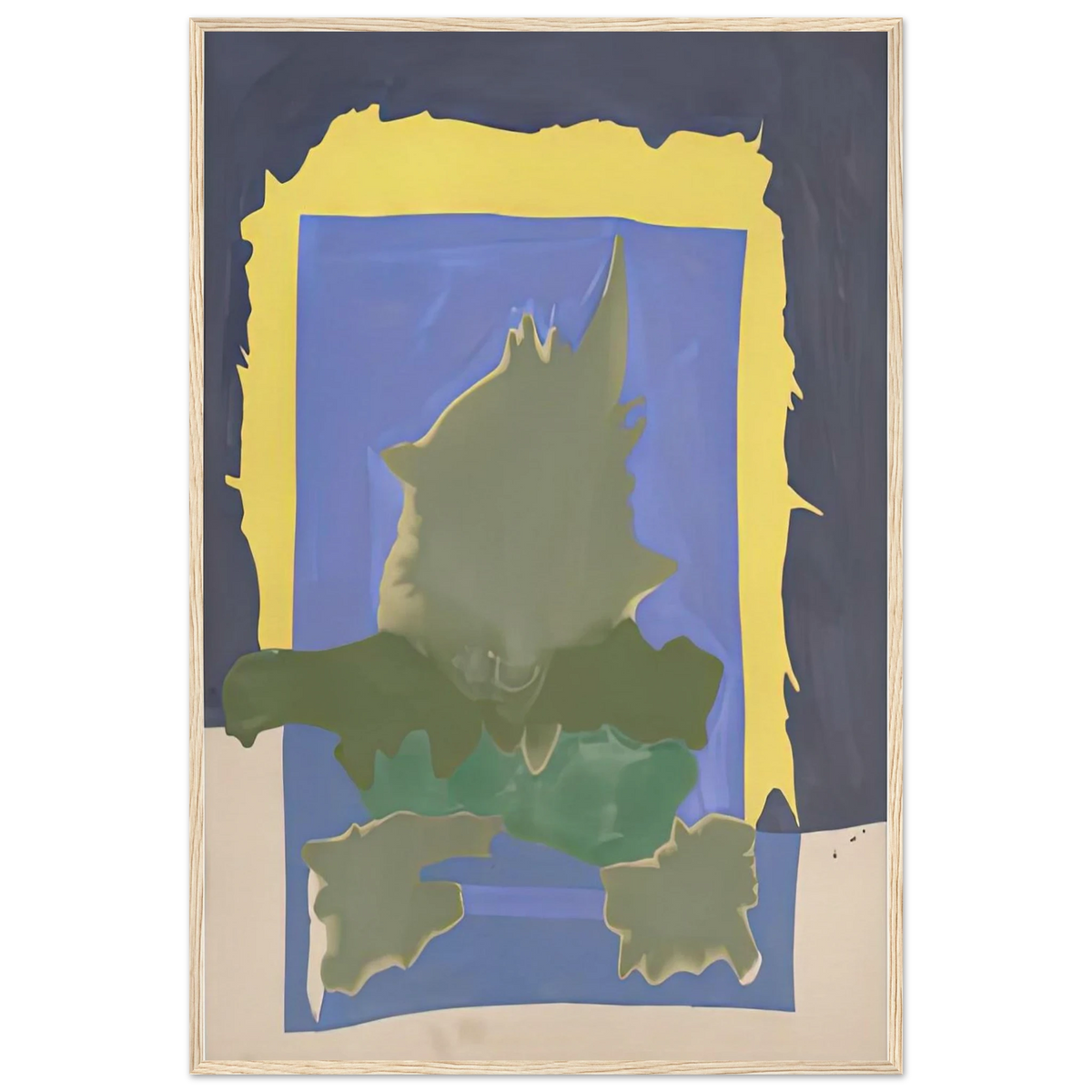 Interior Landscape, 1964- Framed Poster | Helen Frankenthaler Framed Prints Wall Art | Frankenthaler Helen