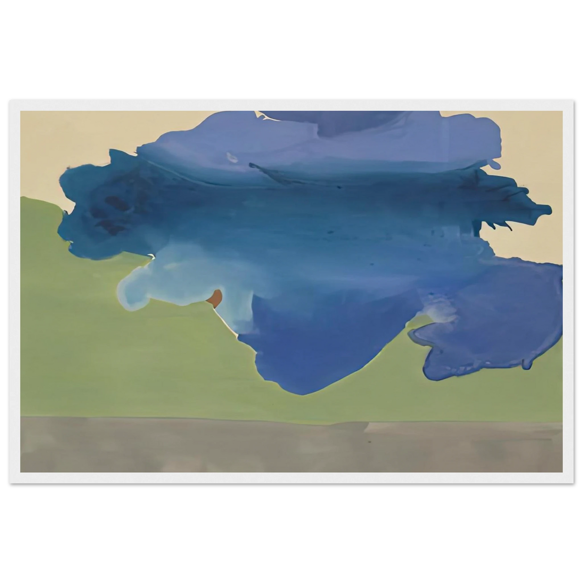 The Bay, 1963- Framed Poster | Helen Frankenthaler Framed Prints Wall Art | Frankenthaler Helen