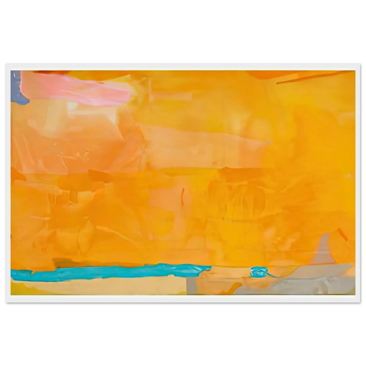 Royal Fireworks, 1975- Framed Poster | Helen Frankenthaler Framed Prints Wall Art | Frankenthaler Helen