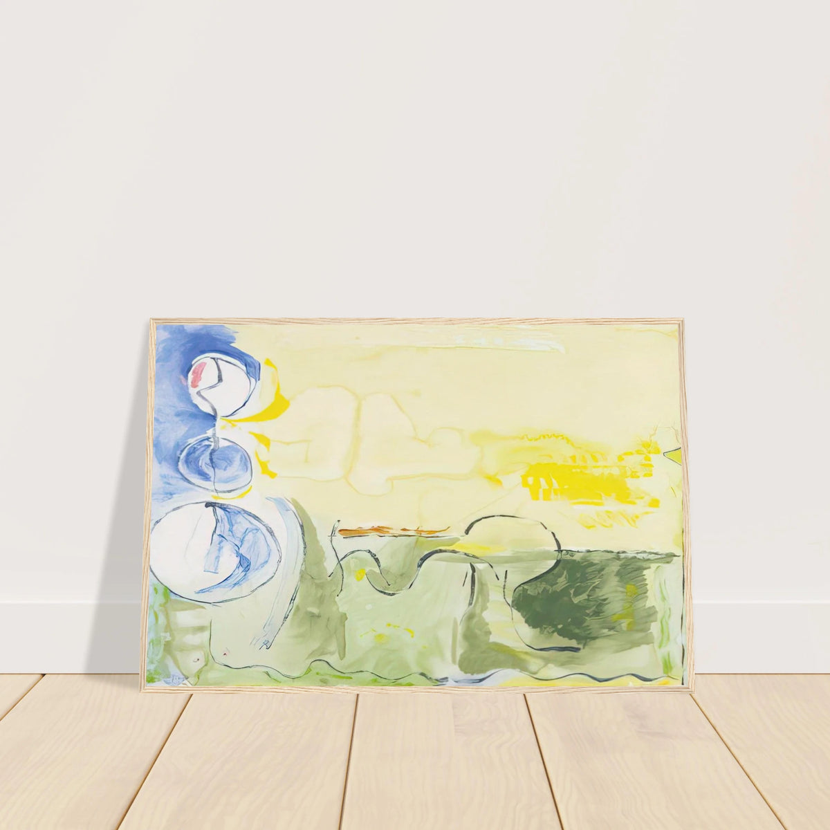 Flotilla - 2006 Framed Poster | Helen Frankenthaler Framed Prints Wall Art | Frankenthaler Helen
