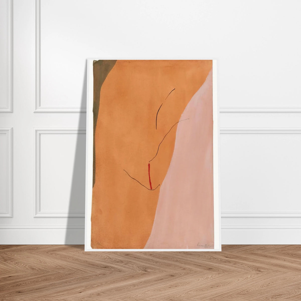 Sanguine Mood - 1971 Framed Poster | Helen Frankenthaler Framed Prints Wall Art | Frankenthaler Helen
