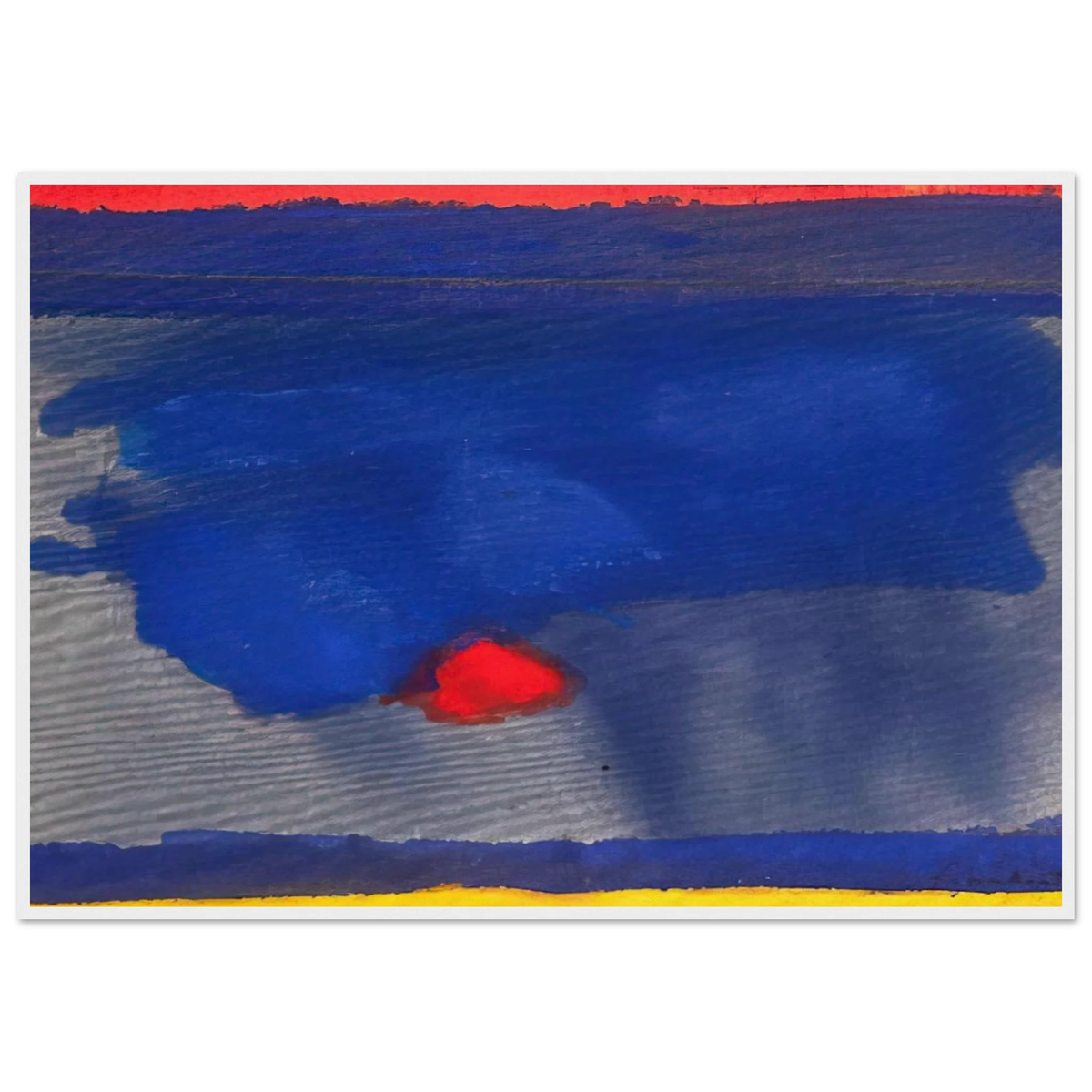 Provincetown - 1964 Framed Poster | Helen Frankenthaler Framed Prints Wall Art | Frankenthaler Helen