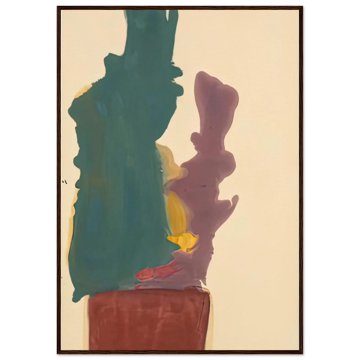 Evil Spirit, 1963- Framed Poster | Helen Frankenthaler Framed Prints Wall Art | Frankenthaler Helen