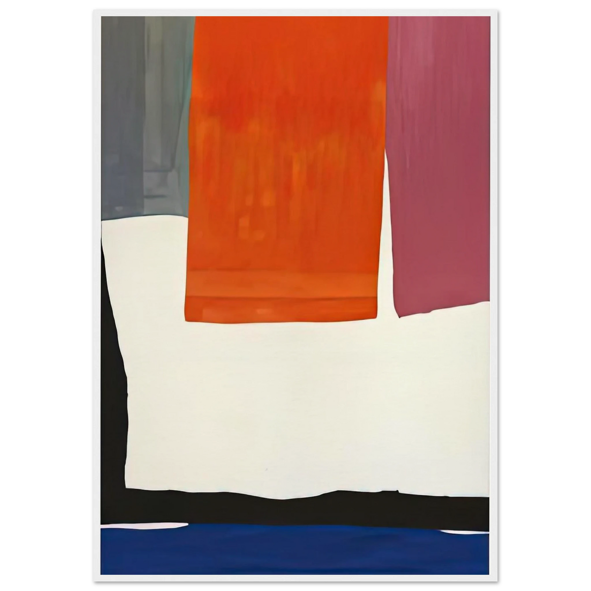 The Human Edge, 1967- Framed Poster | Helen Frankenthaler Framed Prints Wall Art | Frankenthaler Helen