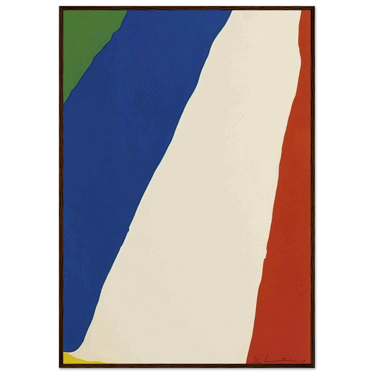 Untitled - 1967 Framed Poster | Helen Frankenthaler Framed Prints Wall Art | Frankenthaler Helen