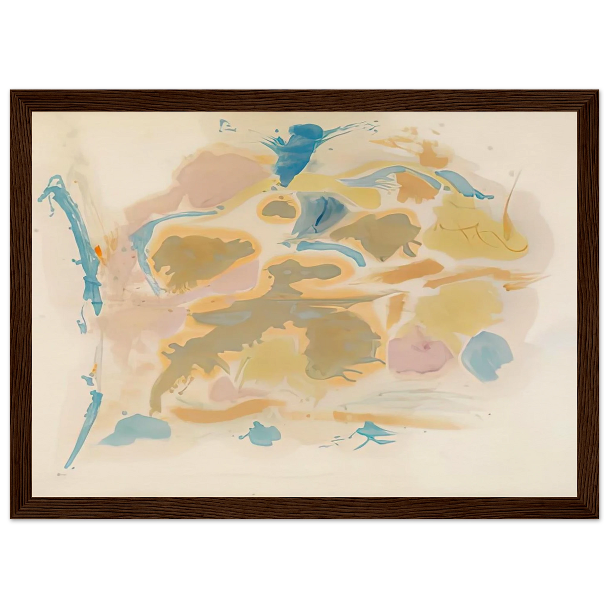 Shatter, 1953- Framed Poster | Helen Frankenthaler Framed Prints Wall Art | Frankenthaler Helen