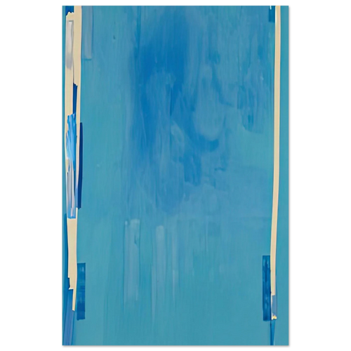 Blue Bellows, 1976- Poster | Helen Frankenthaler Poster | Frankenthaler Helen