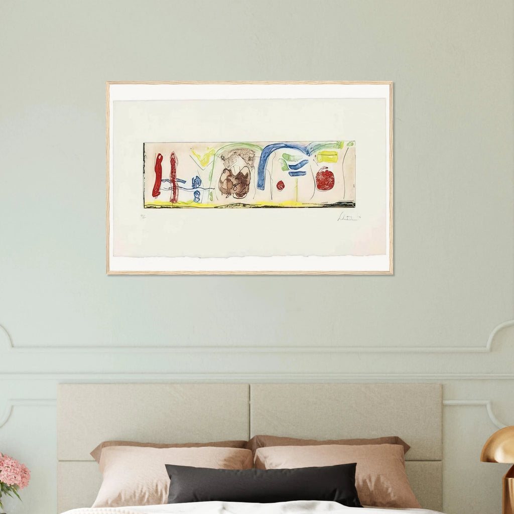 Bridges - 1996 Framed Poster | Helen Frankenthaler Framed Prints Wall Art | Frankenthaler Helen