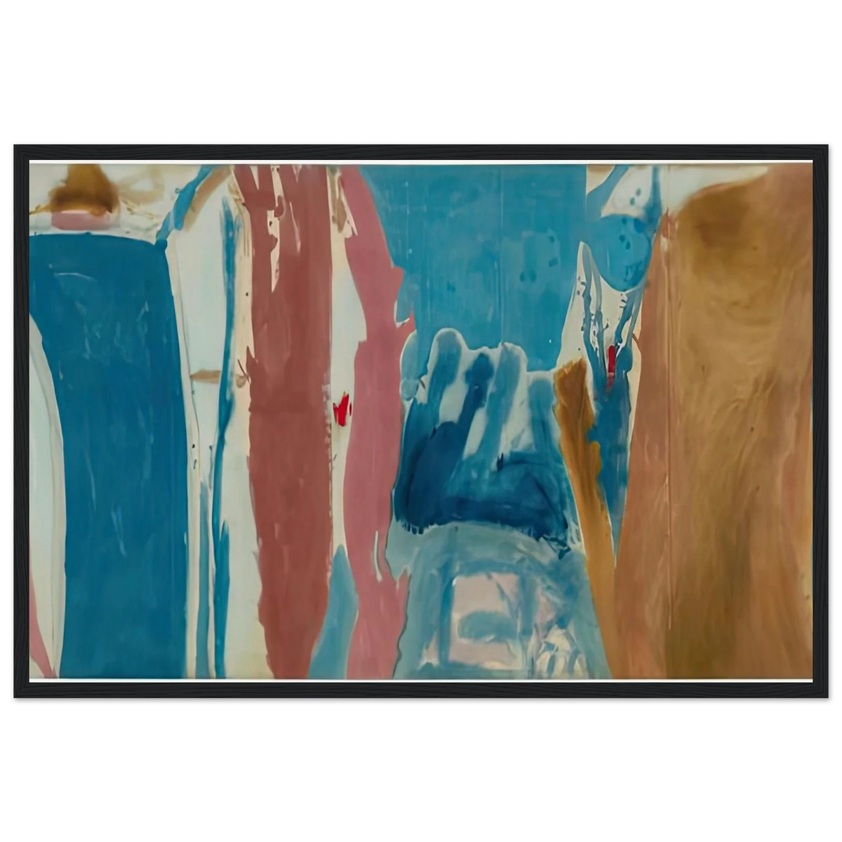 Open Wall, 1953- Framed Poster | Helen Frankenthaler Framed Prints Wall Art | Frankenthaler Helen