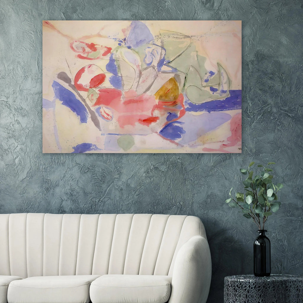 Mountains and Sea - 1952 Poster | Helen Frankenthaler Poster | Frankenthaler Helen