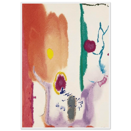 Beginnings - 2002 Framed Poster | Helen Frankenthaler Framed Prints Wall Art | Frankenthaler Helen