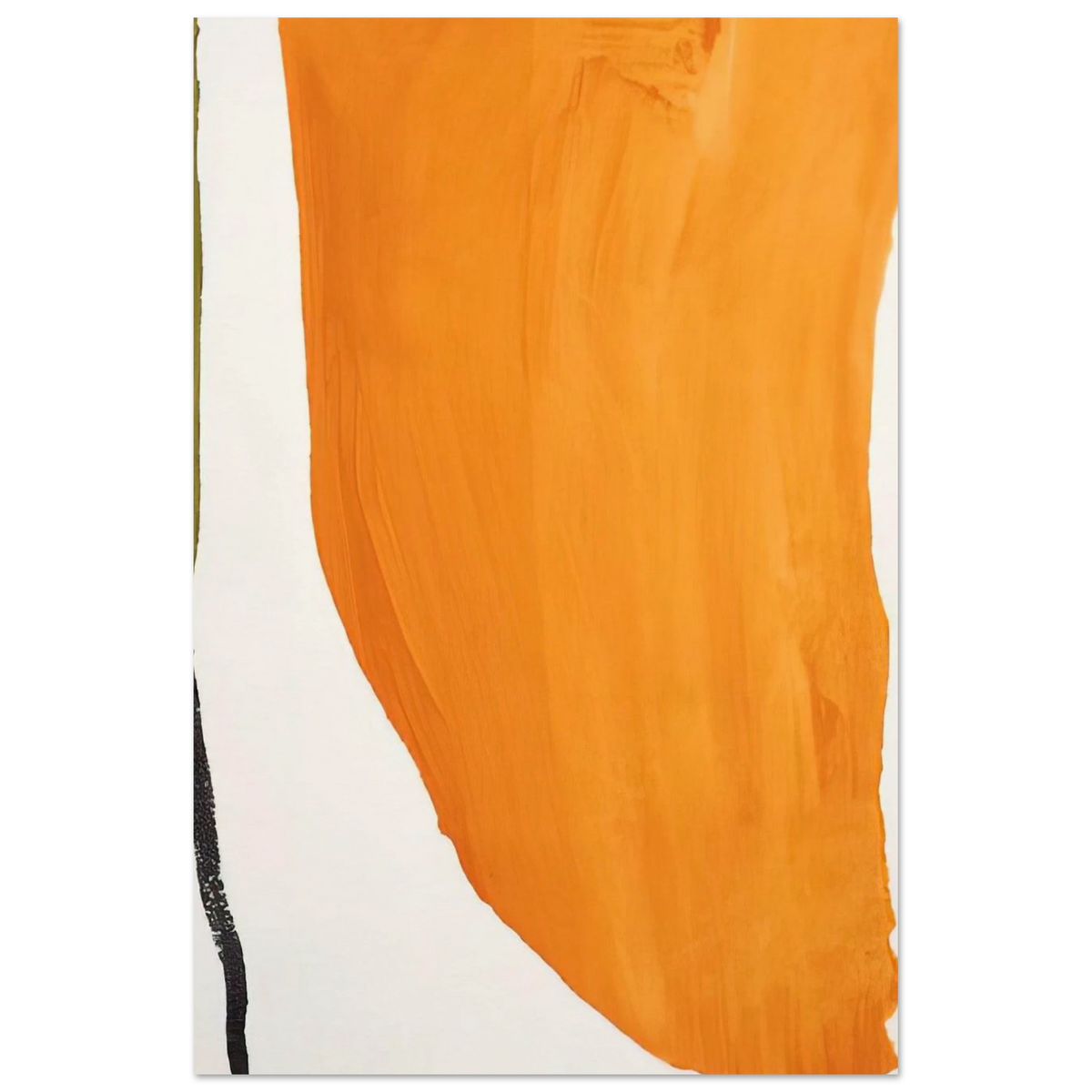Orange Downpour - 1970 Poster | Helen Frankenthaler Poster | Frankenthaler Helen