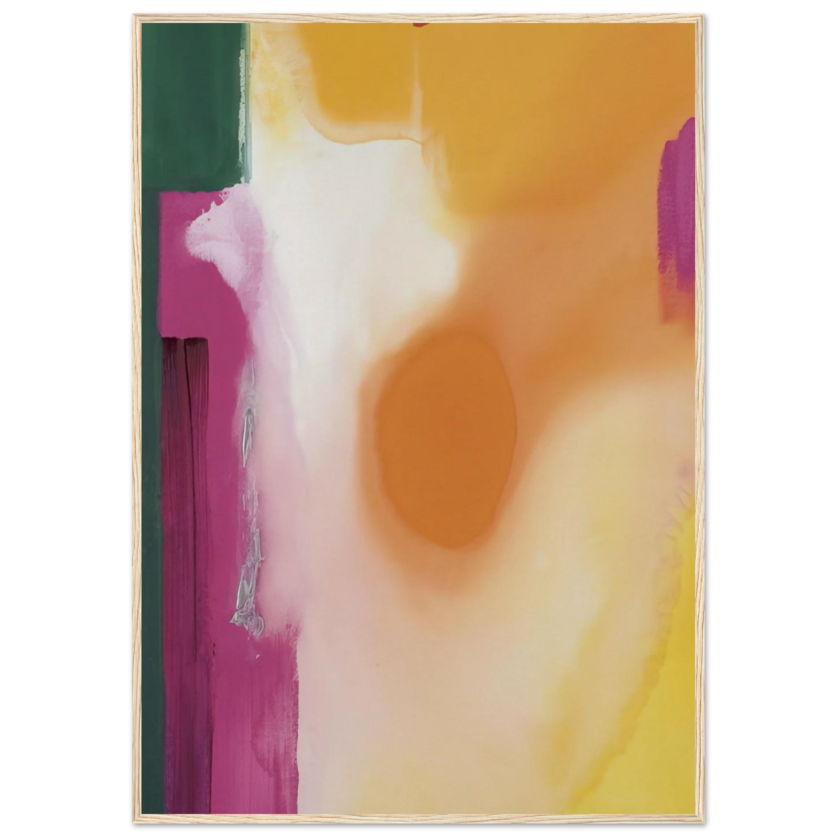 Bullseye - 1989 Framed Poster | Helen Frankenthaler Framed Prints Wall Art | Frankenthaler Helen