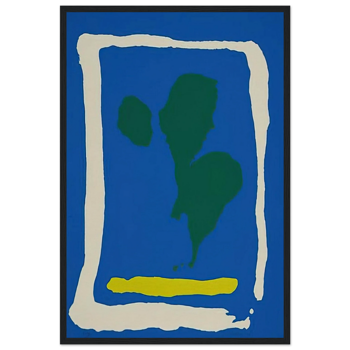 Air Frame - 1965 Framed Poster | Helen Frankenthaler Framed Prints Wall Art | Frankenthaler Helen