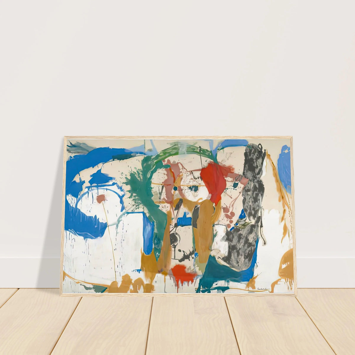 Madridscape, 1959- Framed Poster | Helen Frankenthaler Framed Prints Wall Art | Frankenthaler Helen
