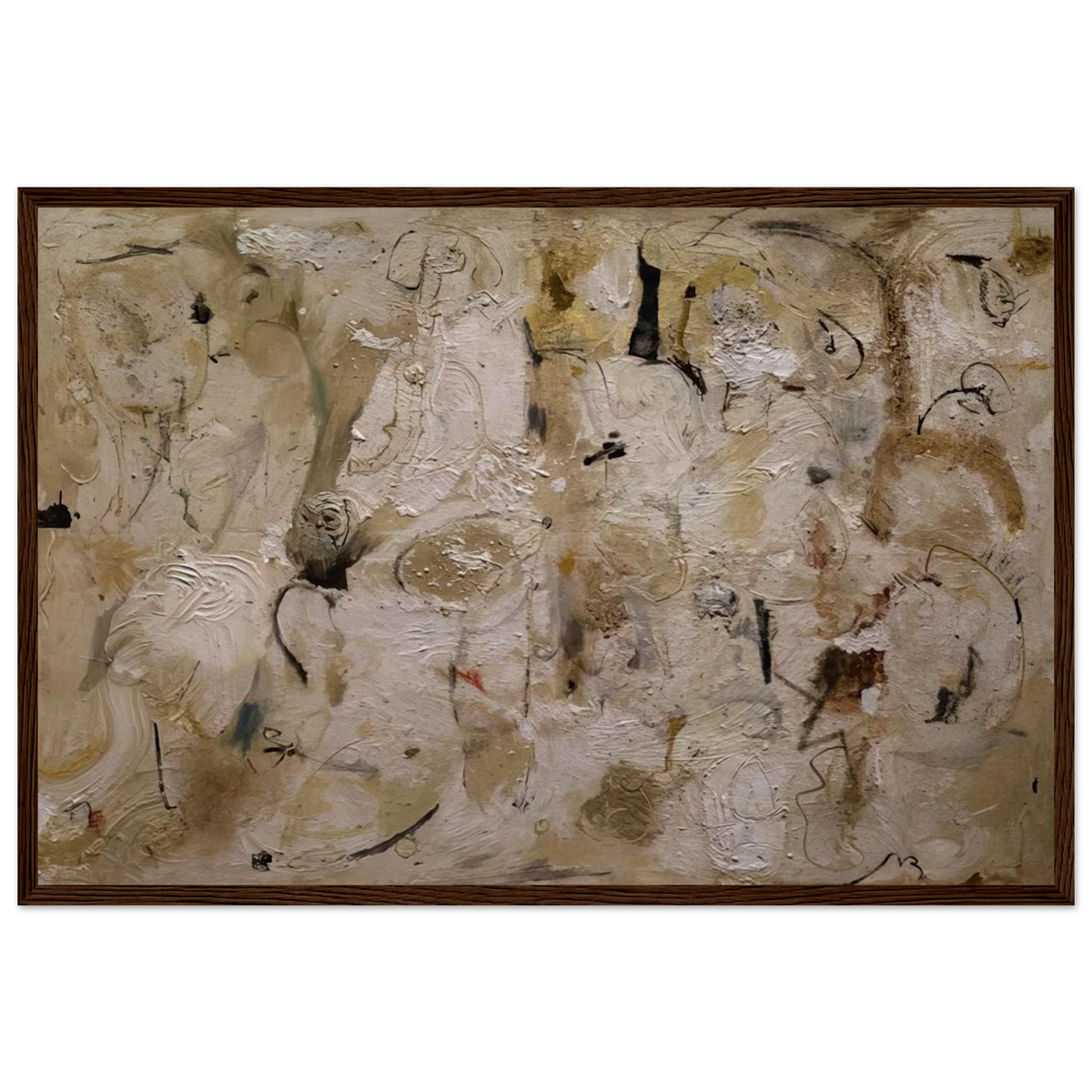 Painted on 21st Street - 1951 Framed Poster | Helen Frankenthaler Framed Prints Wall Art | Frankenthaler Helen