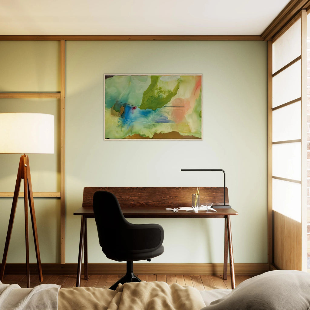 Hint from Bassano, 1973- Framed Poster | Helen Frankenthaler Framed Prints Wall Art | Frankenthaler Helen