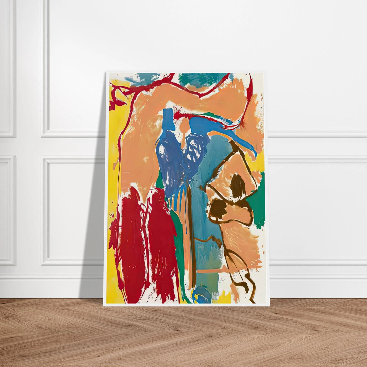 Mediterranean Thoughts, 1960- Framed Poster | Helen Frankenthaler Framed Prints Wall Art | Frankenthaler Helen