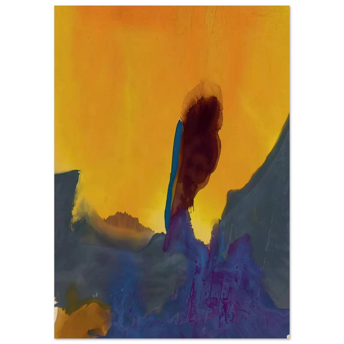 Glow II - 1968 Poster | Helen Frankenthaler Poster | Frankenthaler Helen