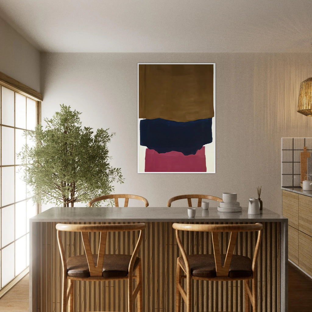 Indian Summer - 1967 Framed Poster | Helen Frankenthaler Framed Prints Wall Art | Frankenthaler Helen