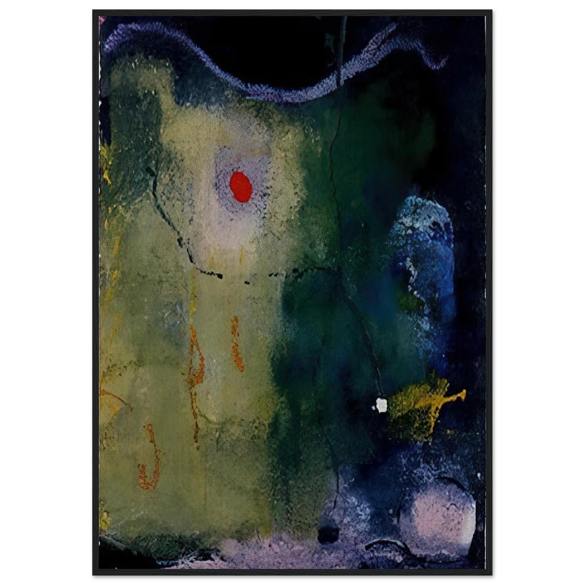 The Other Side of the Moon - 1995 Framed Poster | Helen Frankenthaler Framed Prints Wall Art | Frankenthaler Helen