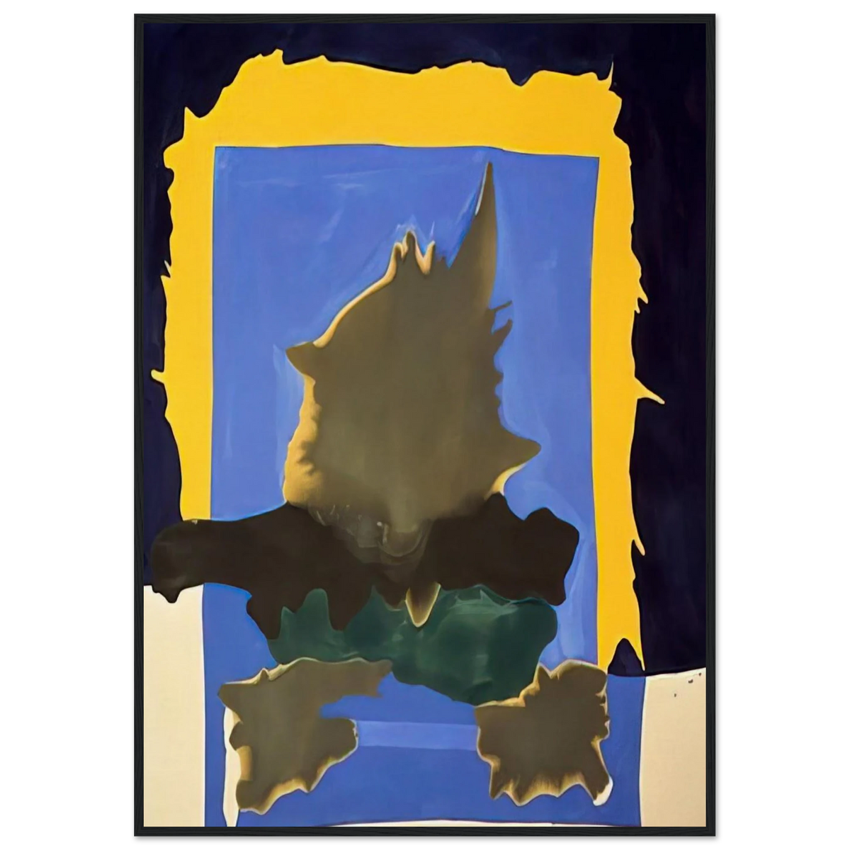 Interior Landscape - 1964 Framed Poster | Helen Frankenthaler Framed Prints Wall Art | Frankenthaler Helen