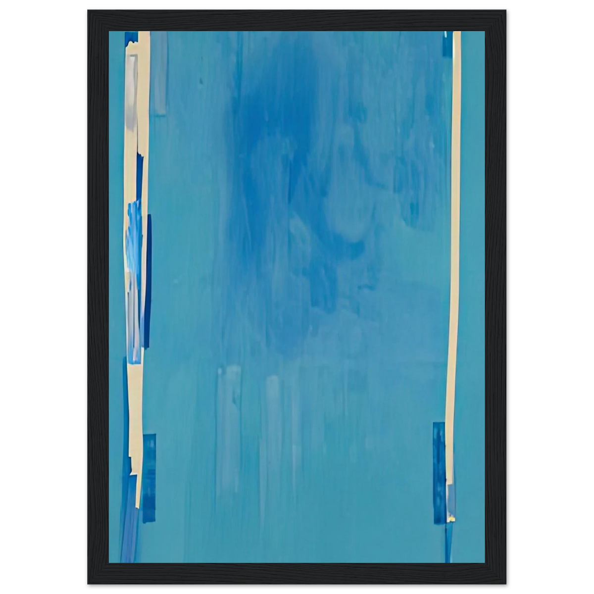 Blue Bellows, 1976- Framed Poster | Helen Frankenthaler Framed Prints Wall Art | Frankenthaler Helen