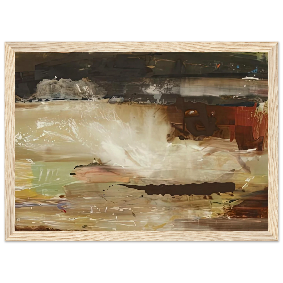 For E.M., 1981- Framed Poster | Helen Frankenthaler Framed Prints Wall Art | Frankenthaler Helen