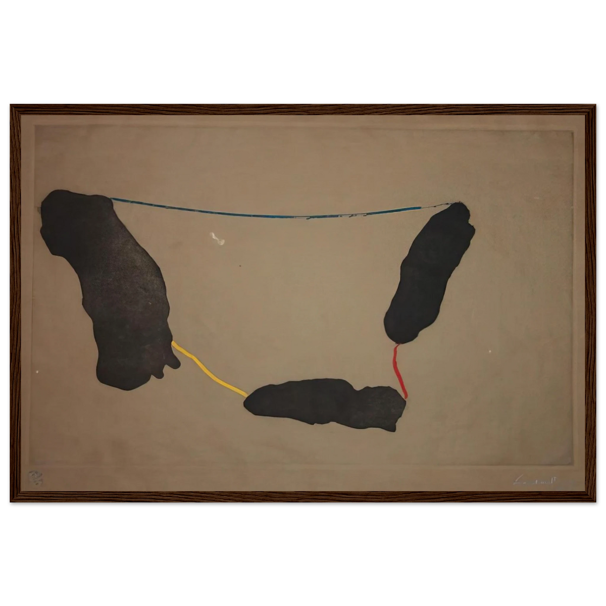 Connected By Joy - 1973 Framed Poster | Helen Frankenthaler Framed Prints Wall Art | Frankenthaler Helen