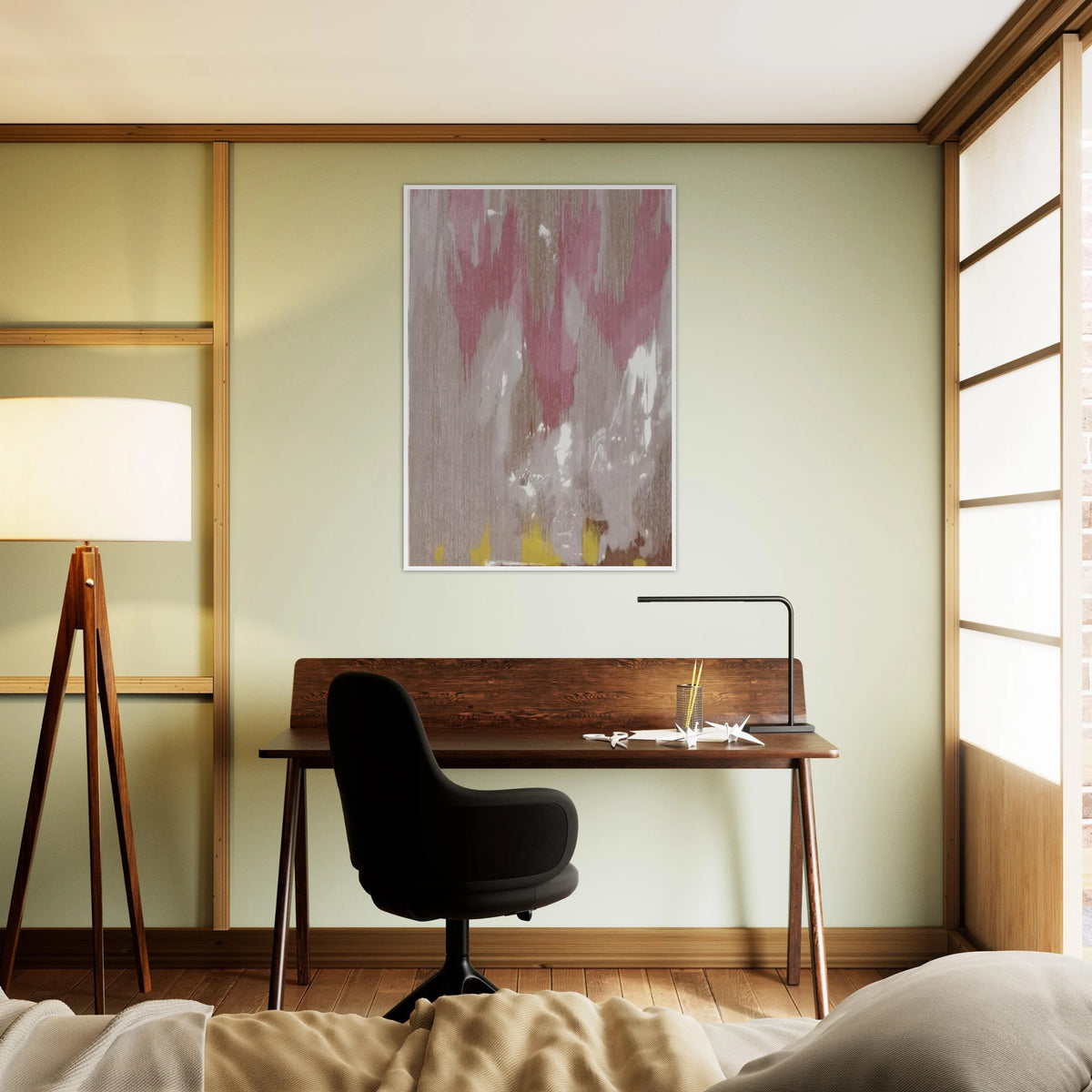Tales of Genji IV - 1998 Framed Poster | Helen Frankenthaler Framed Prints Wall Art | Frankenthaler Helen