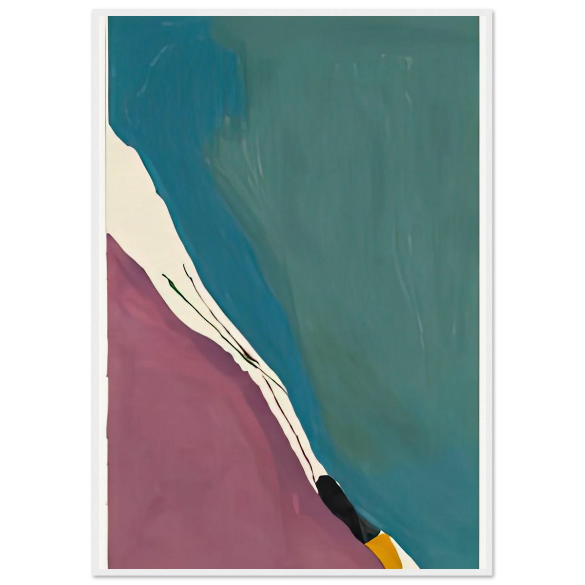 Red Travels, 1971- Framed Poster | Helen Frankenthaler Framed Prints Wall Art | Frankenthaler Helen