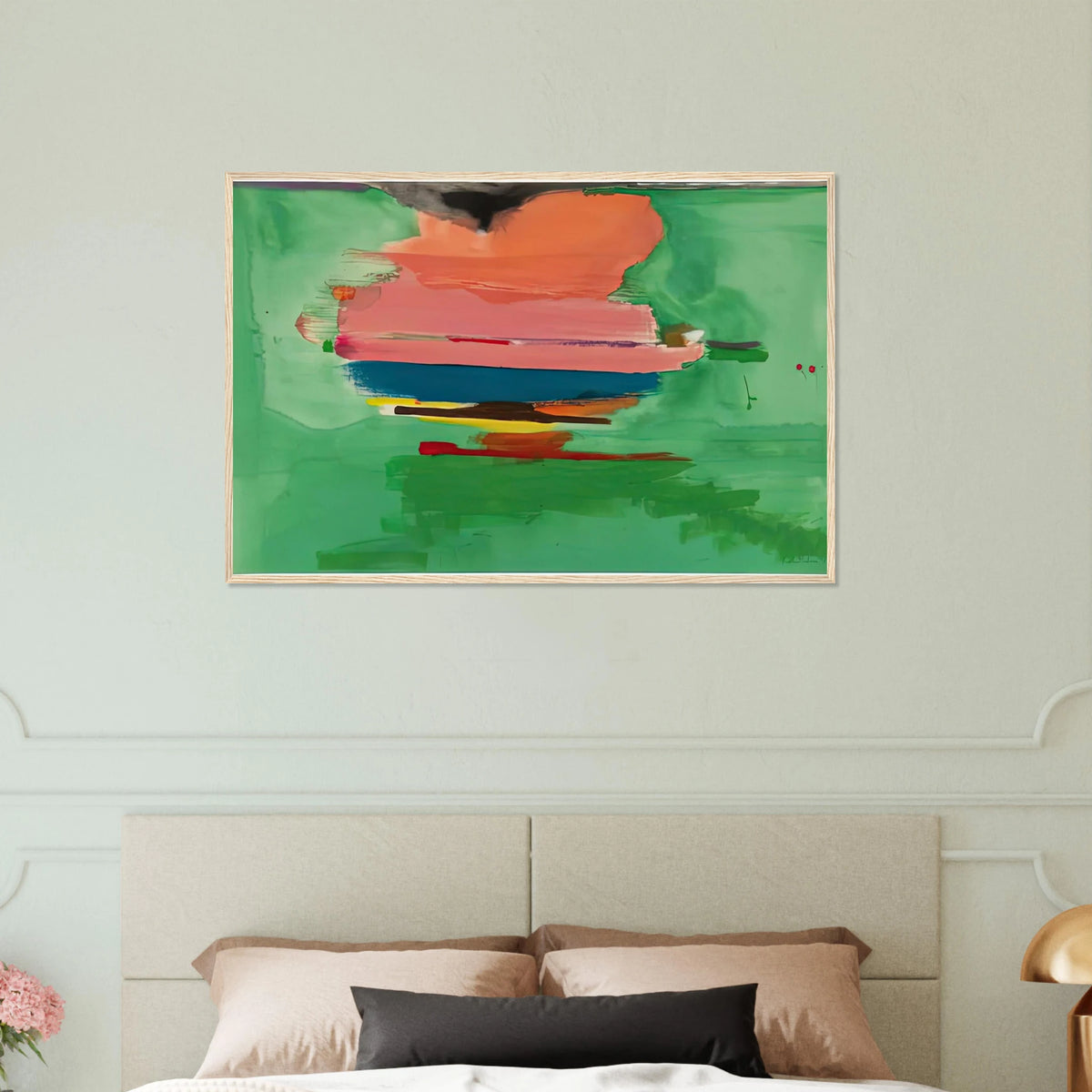 Untitled, 1973- Framed Poster | Helen Frankenthaler Framed Prints Wall Art | Frankenthaler Helen