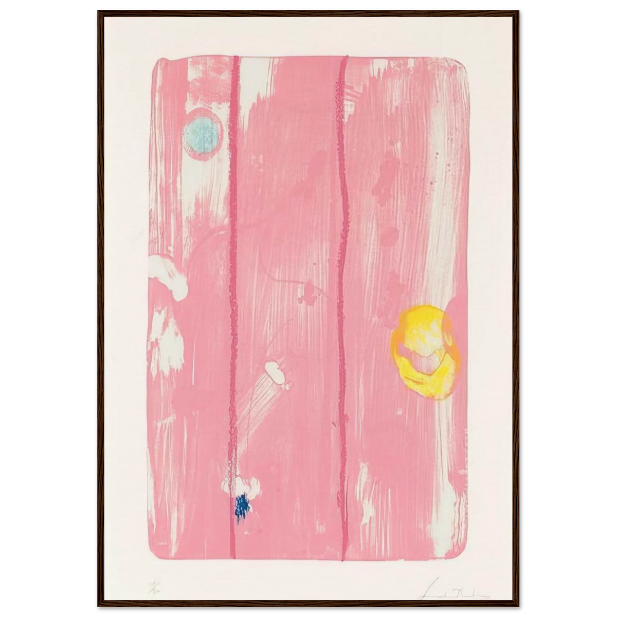 Reflections VIII - 1995 Framed Poster | Helen Frankenthaler Framed Prints Wall Art | Frankenthaler Helen