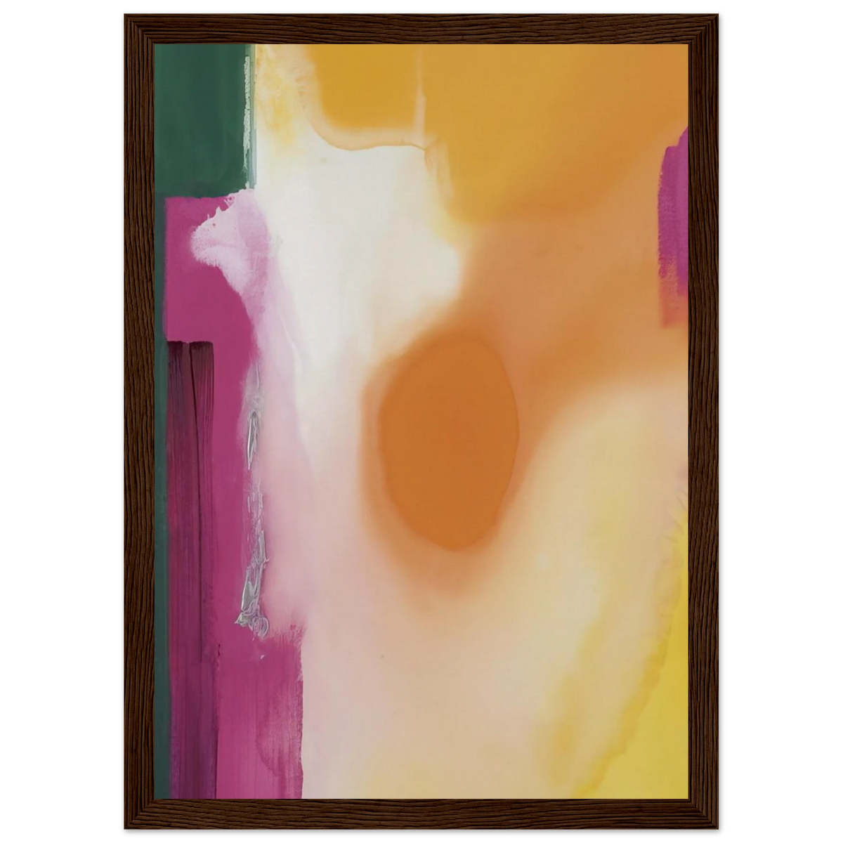 Bullseye - 1989 Framed Poster | Helen Frankenthaler Framed Prints Wall Art | Frankenthaler Helen
