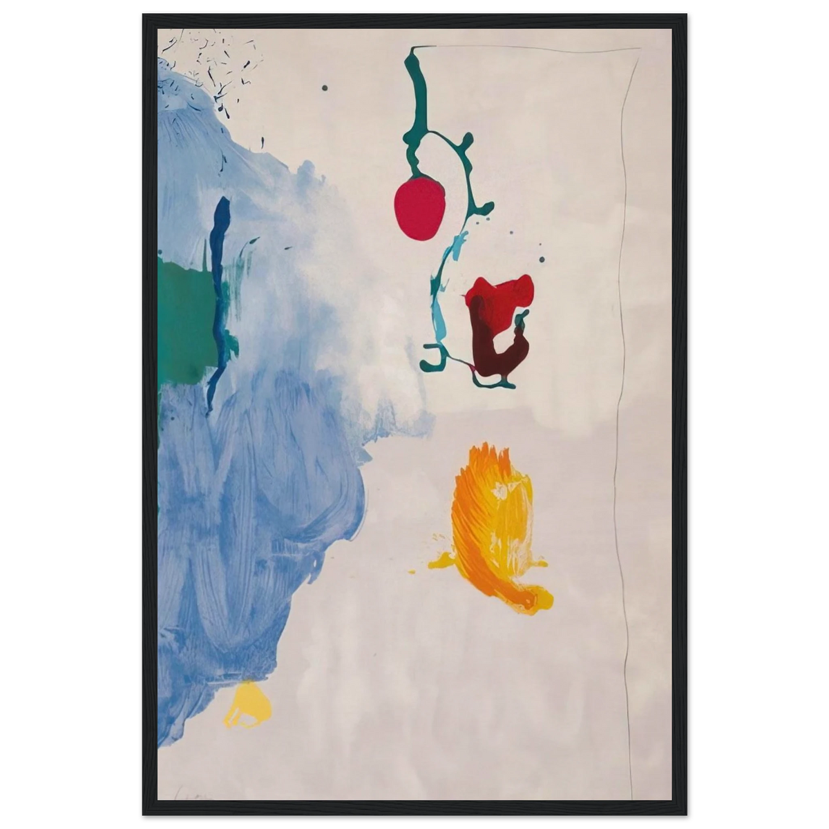 Eve - 1995 Framed Poster | Helen Frankenthaler Framed Prints Wall Art | Frankenthaler Helen