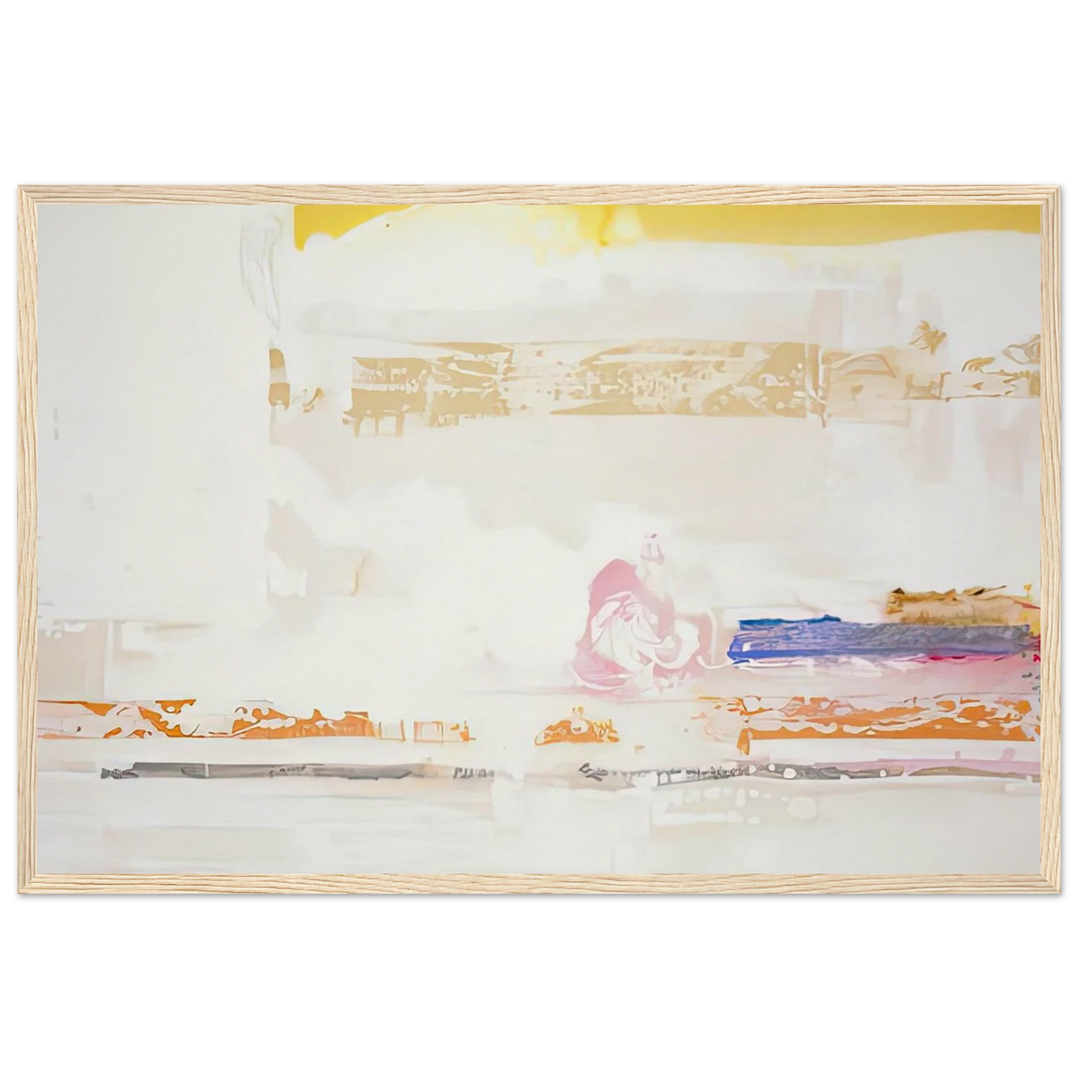 Snow Basin, 1990- Framed Poster | Helen Frankenthaler Framed Prints Wall Art | Frankenthaler Helen