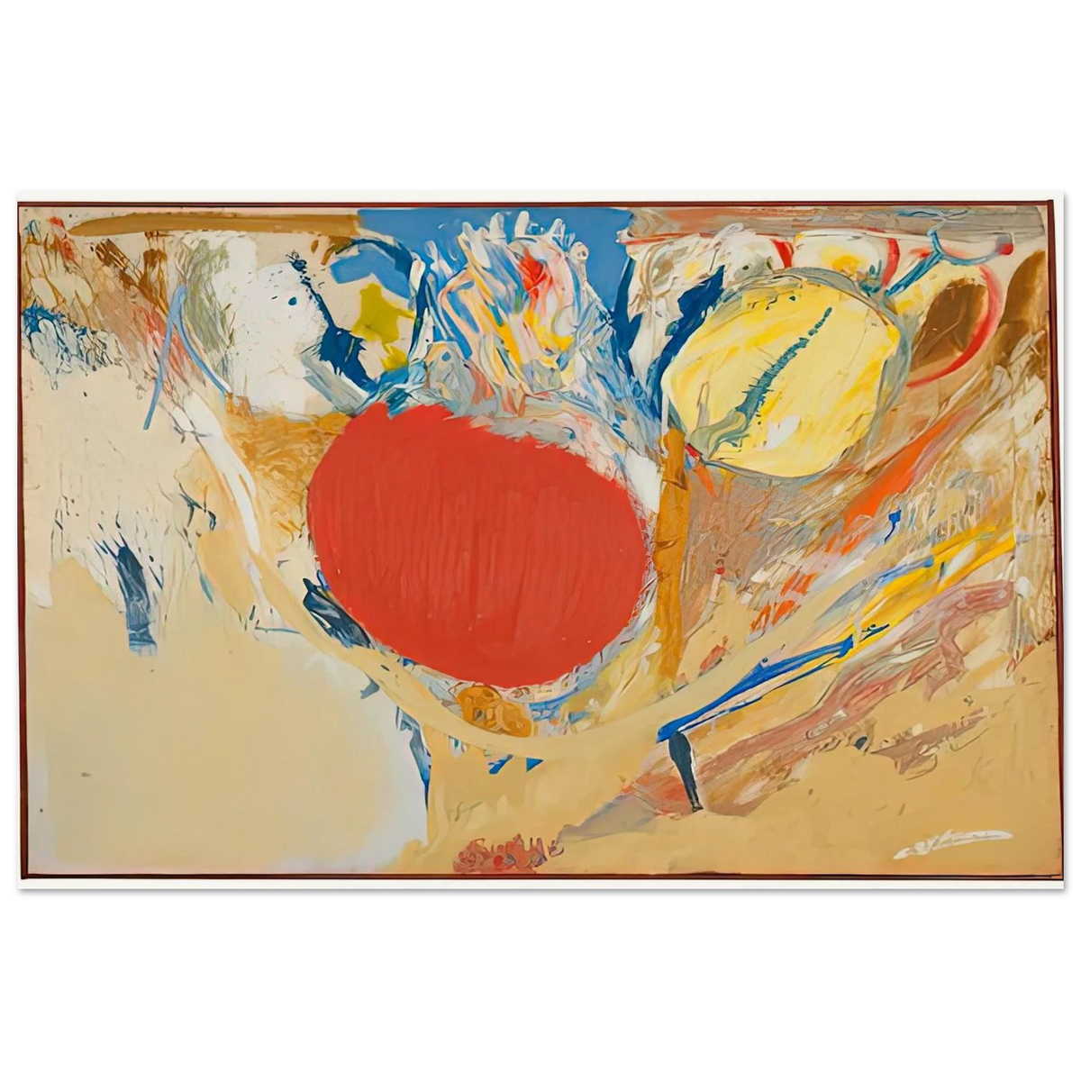 Break Through, 1956- Poster | Helen Frankenthaler Poster | Frankenthaler Helen