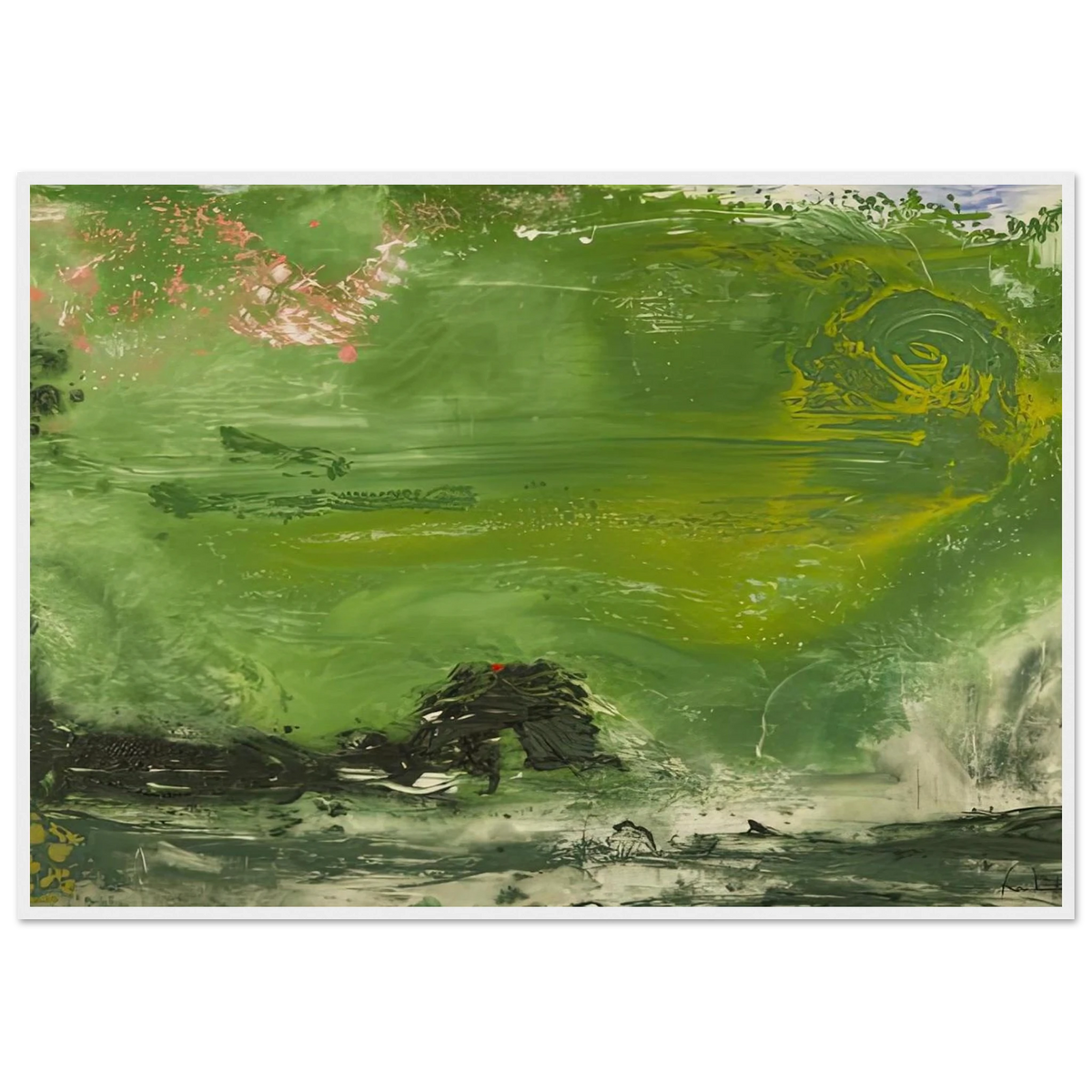 Overture, 1992- Framed Poster | Helen Frankenthaler Framed Prints Wall Art | Frankenthaler Helen