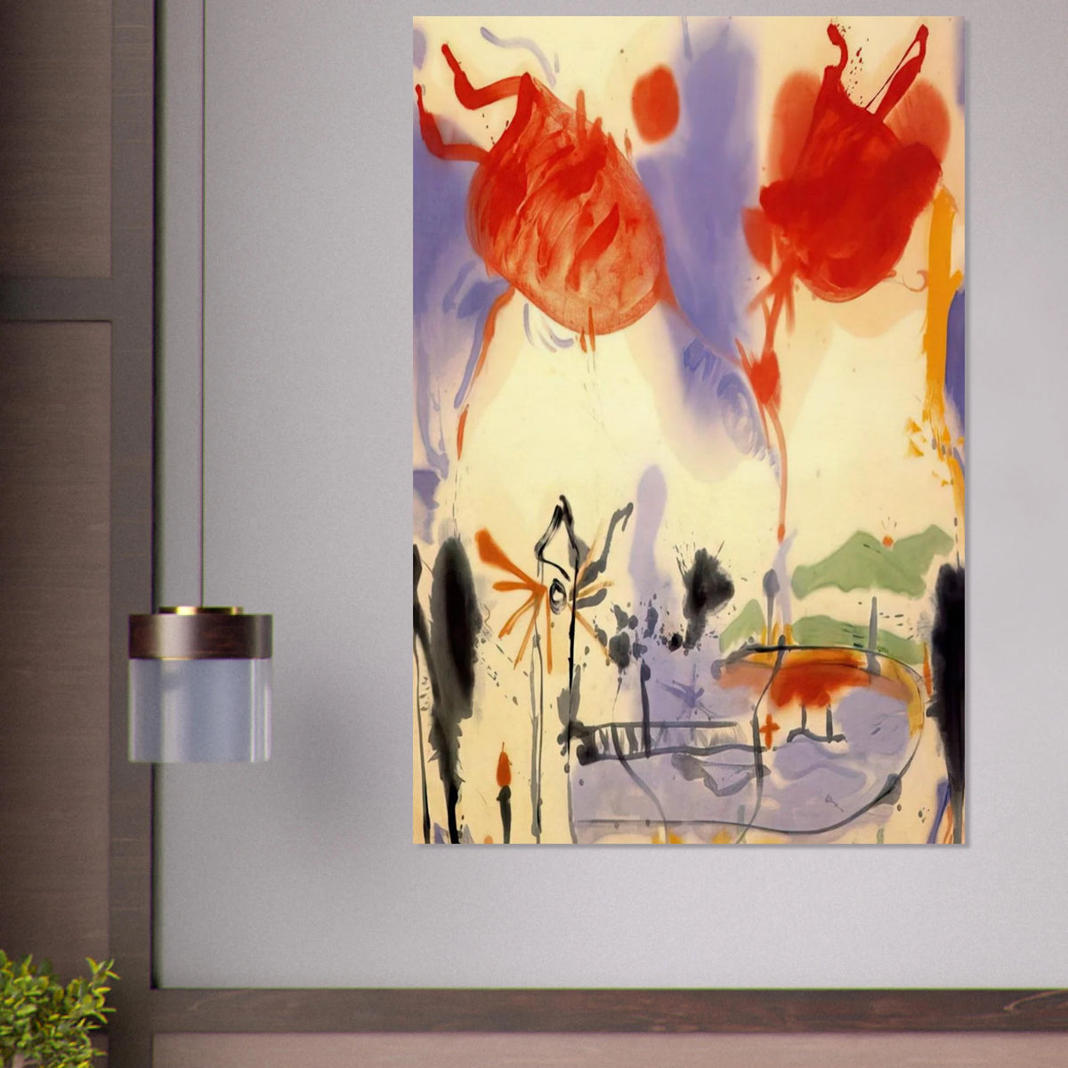 Round Trip - 1957 Poster | Helen Frankenthaler Poster | Frankenthaler Helen