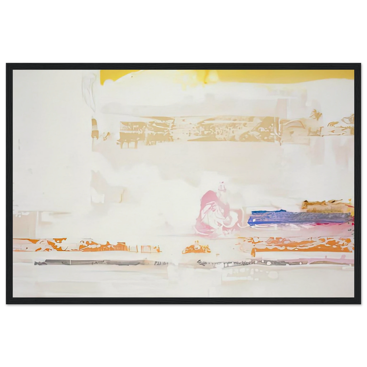 Snow Basin, 1990- Framed Poster | Helen Frankenthaler Framed Prints Wall Art | Frankenthaler Helen