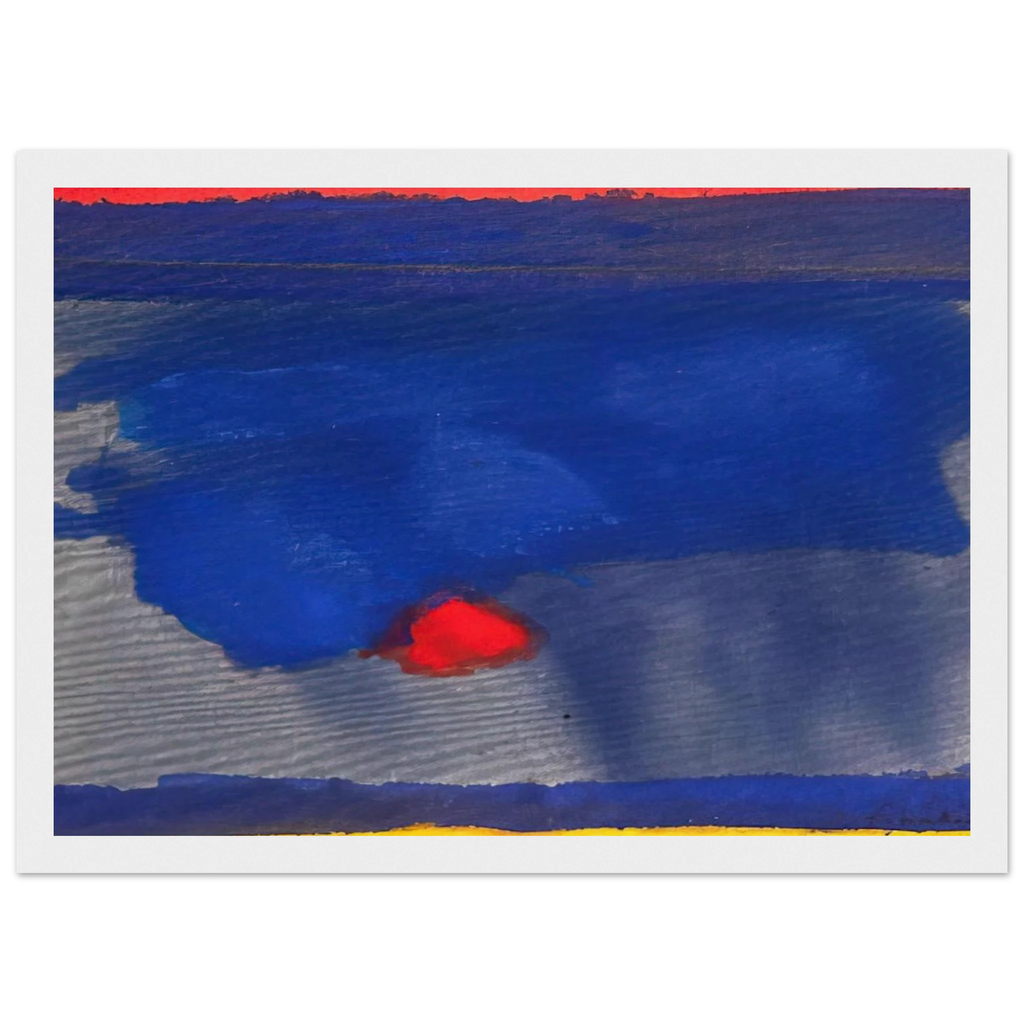 Provincetown - 1964 Framed Poster | Helen Frankenthaler Framed Prints Wall Art | Frankenthaler Helen
