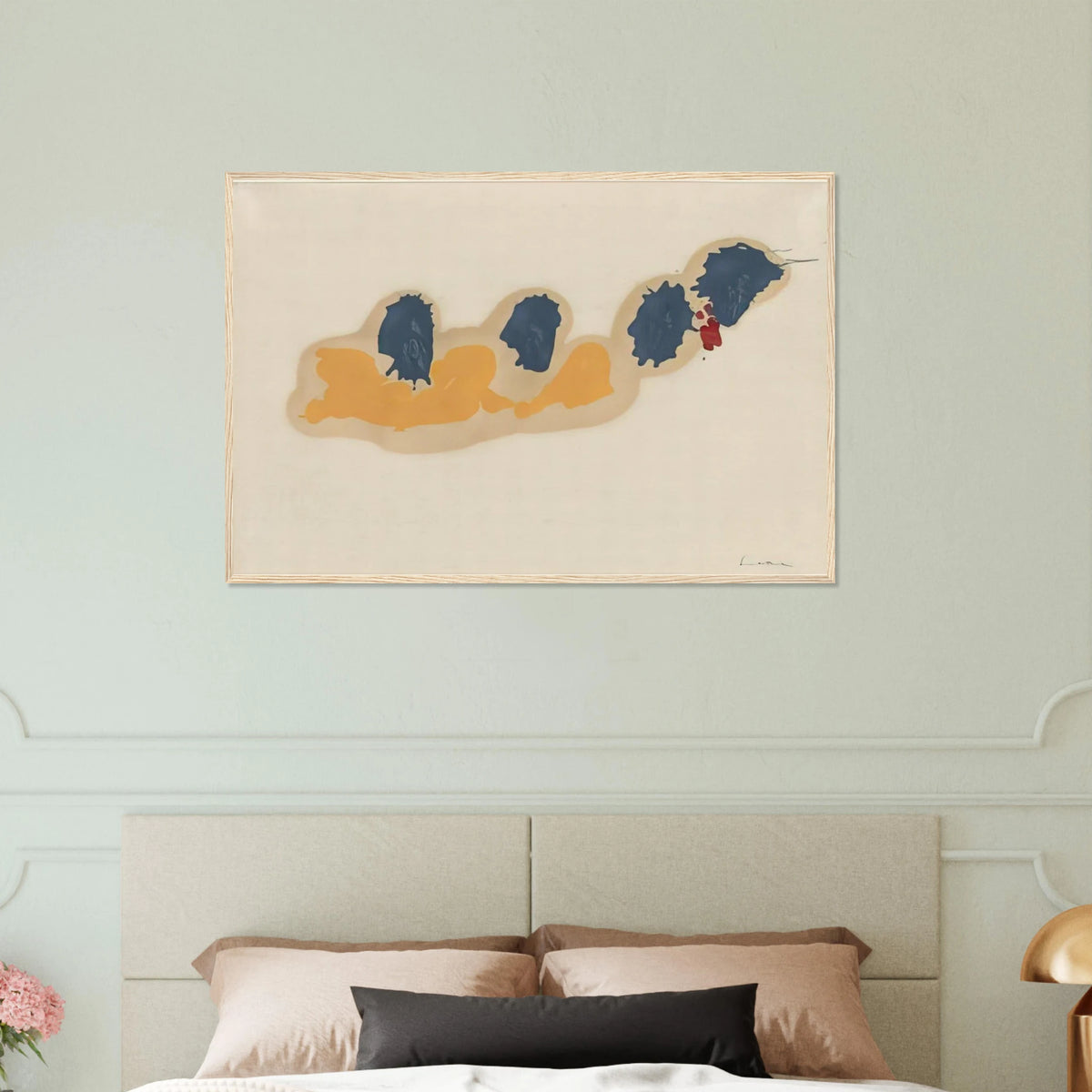 April IV - 1960 Framed Poster | Helen Frankenthaler Framed Prints Wall Art | Frankenthaler Helen