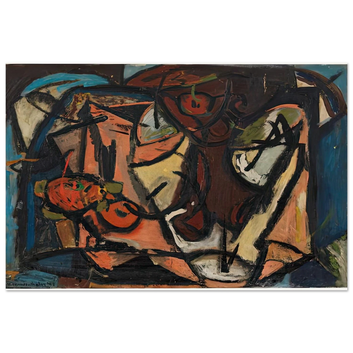 Still Life, 1948- Poster | Helen Frankenthaler Poster | Frankenthaler Helen