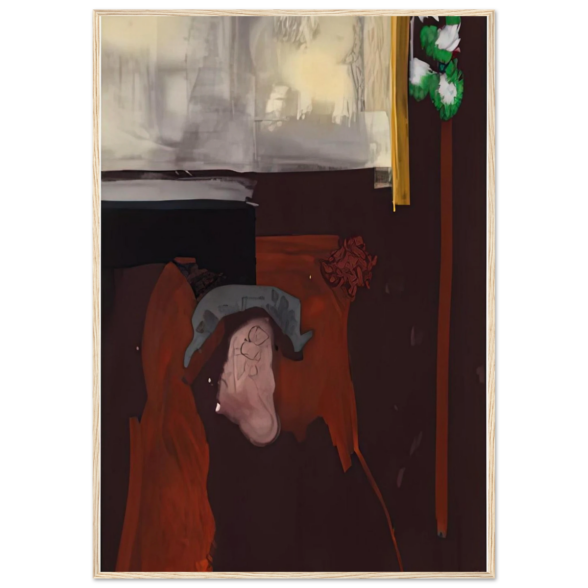 The Widow of Fantin Latour, 1988- Framed Poster | Helen Frankenthaler Framed Prints Wall Art | Frankenthaler Helen